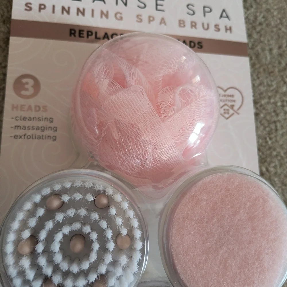 Cleanse Spa Replacement Heads - Pink
